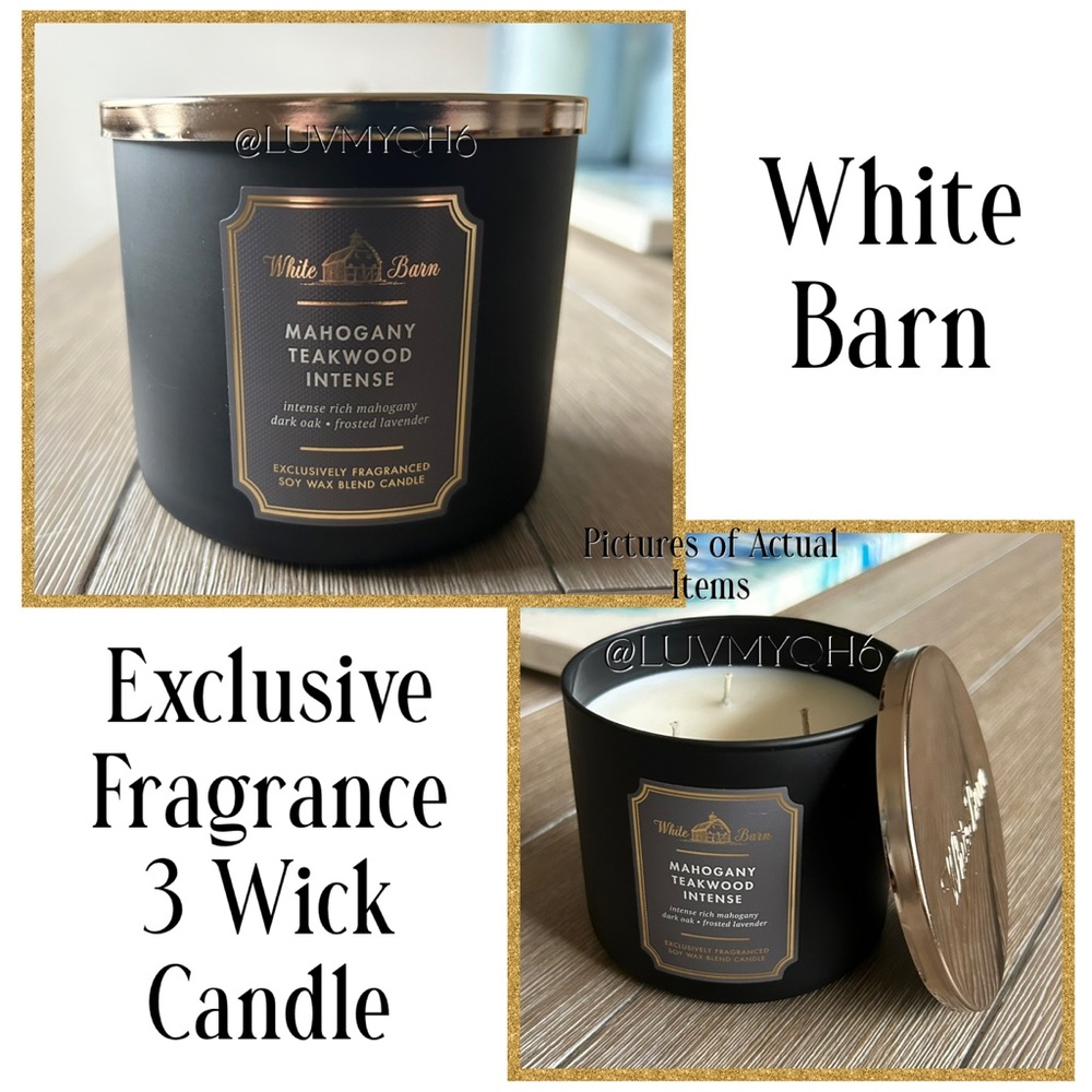 White Barn Premium 3-wick Candle